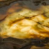 Mid-century coffee table in onyx from Ilse Mobel, 1960s
