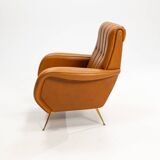 Italian armchair in the style of 'Lady' by Marco Zanuso for Arflex, 1950s