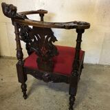 Old corner armchair