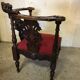 Old corner armchair