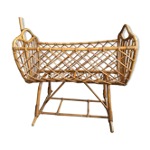 Rattan rocking cradle