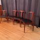 A set of four Juliane chairs by Johannes Andersen, Uldum Møbelfabrik, Denmark, 1960s.
