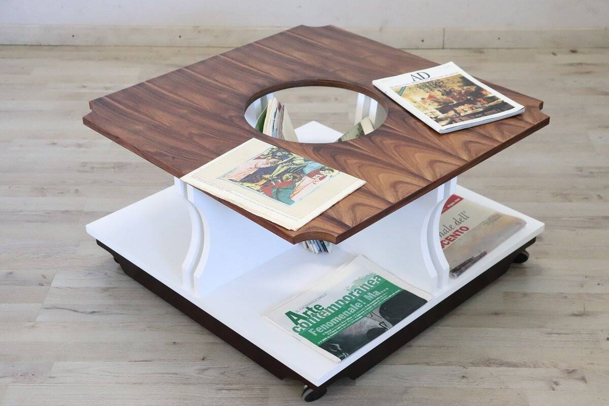 Vintage square coffee table, 1970s