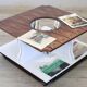 Vintage square coffee table, 1970s
