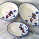 Set of 15 plates art nouveau kg lunéville