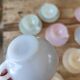 Arcopal service - 8 cups and saucers