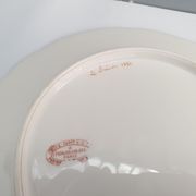 Two antique porcelain plates from Paris The crystal staircase