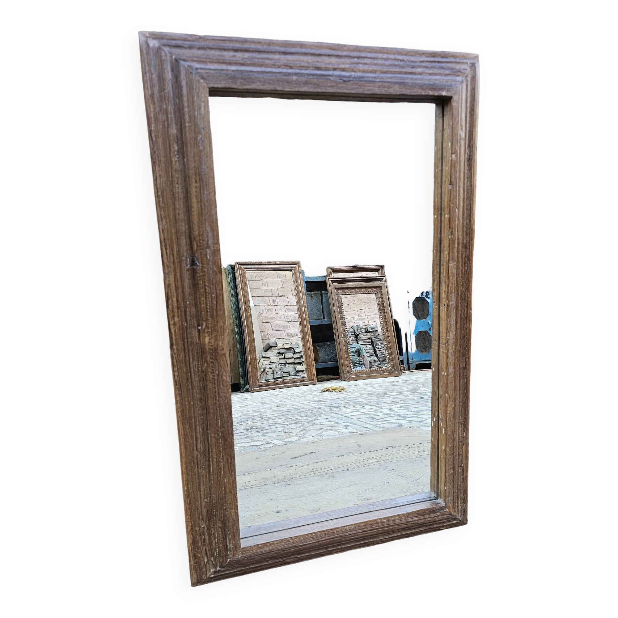 Teak mirror from Burma