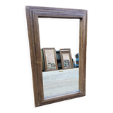 Burmese teak mirror