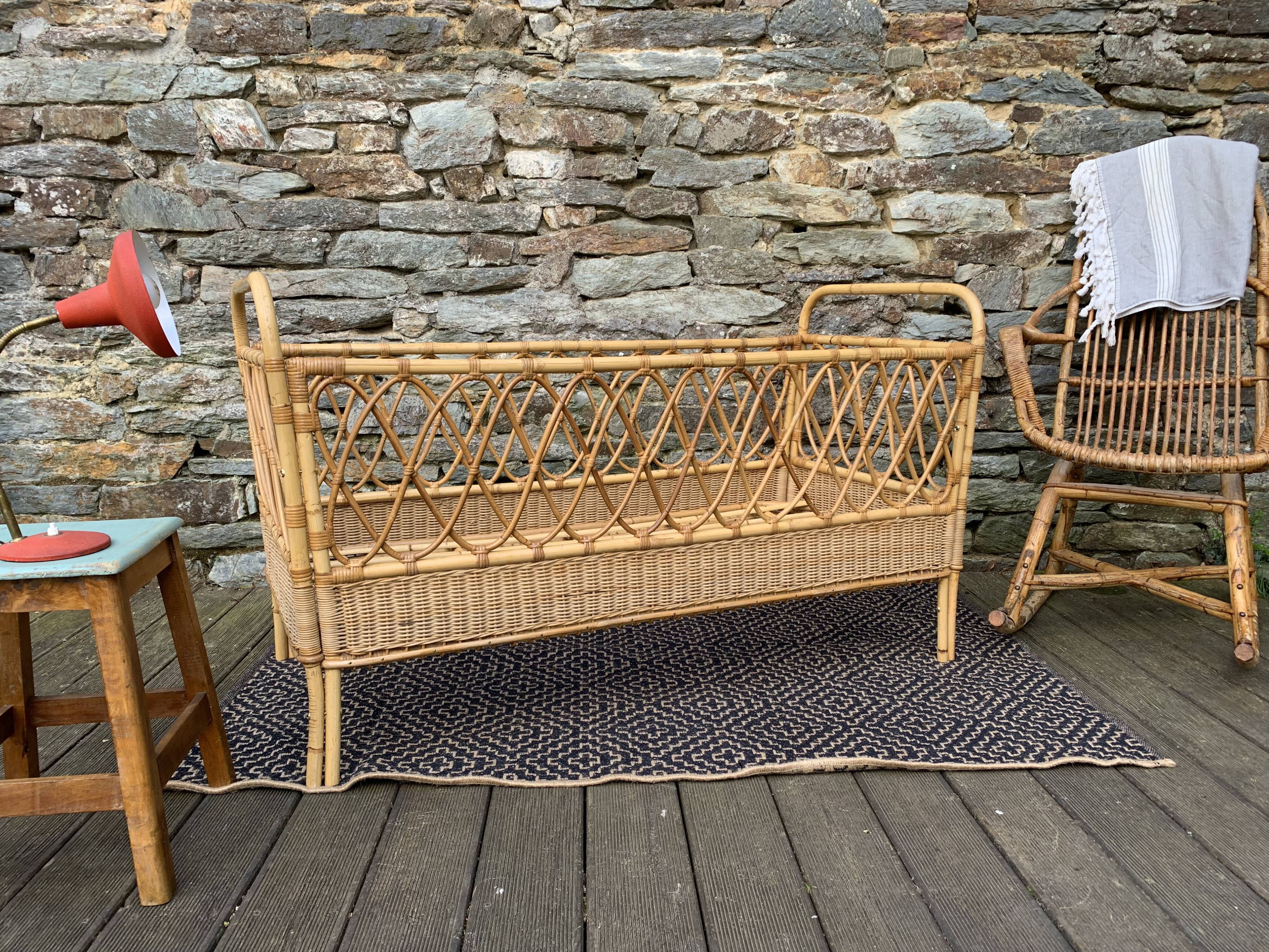 Rattan bed for children