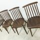 Lot de 4 chaises swr fanett de Ilmari Tapiovaara