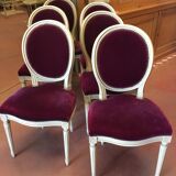 6 chaises style Louis XVI