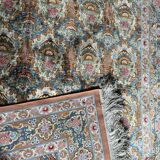 Tapis persan en soie 207x133cm