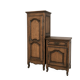 Standing man & solid oak jam cabinet – Antique furniture