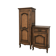 Standing man & solid oak jam cabinet – Antique furniture