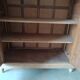 Raw oak cabinet