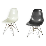 Set Of 2 Herman Miller Eames Dsr Chair Original Fiberglass Seats