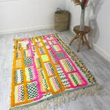 Handmade wool berber rug 250 x 150 cm