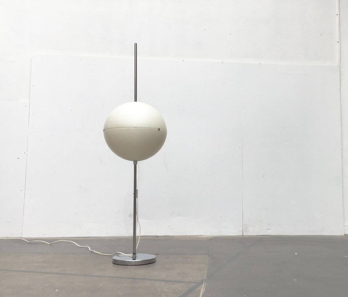 Globe floor lamp mid-century space age