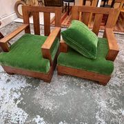 Paire de fauteuils art déco