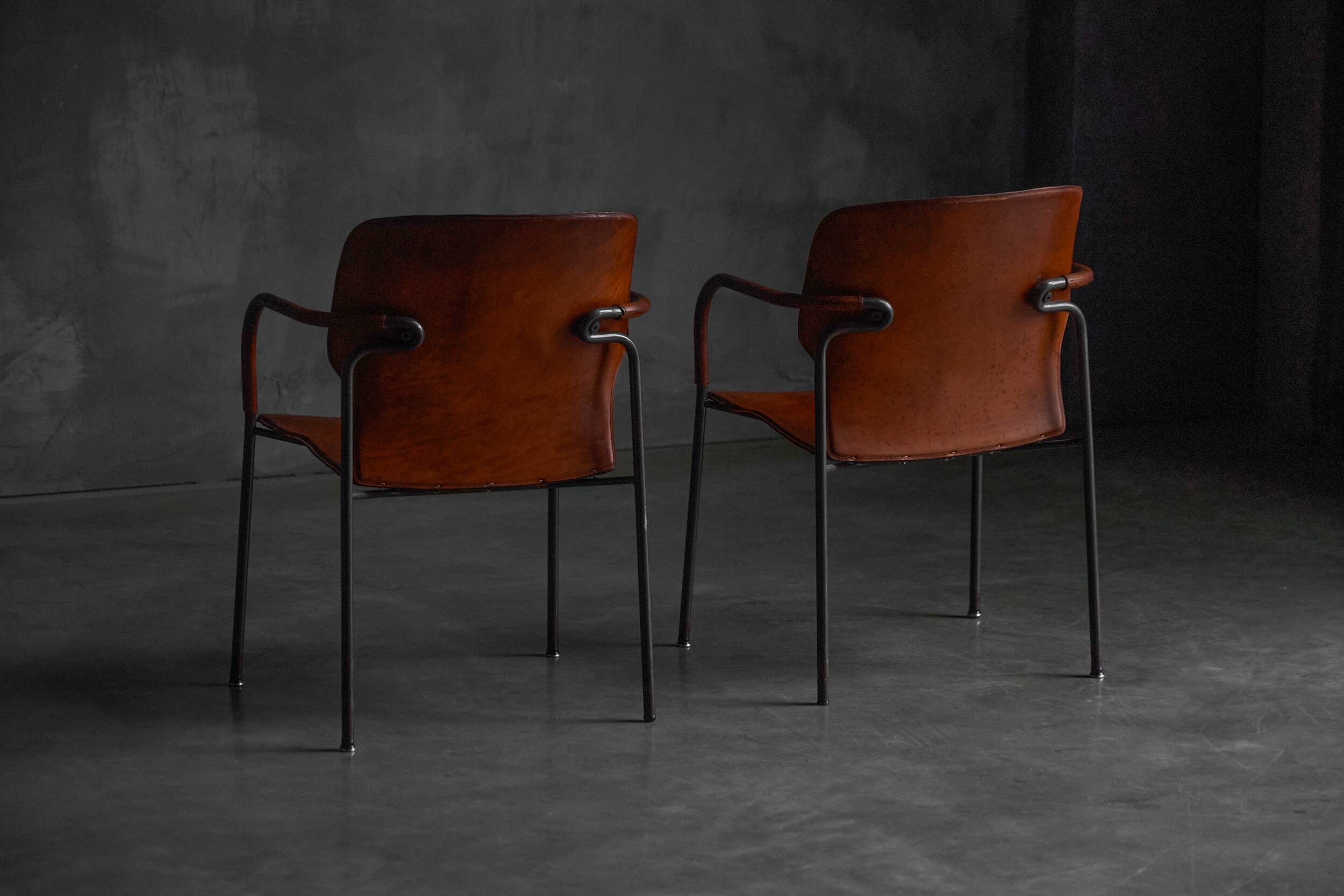 "Lalanda" armchairs by Gianfranco Frattini, Spain, 1980s