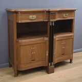 Oak dessert buffet in the style of Gustave Serrurier-Bovy, Art Deco – 1930