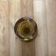 Vase soliflore en verre bullé
