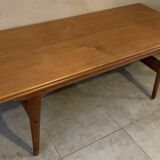 Table modulable danoise en teck Kai Kristiansen 1960
