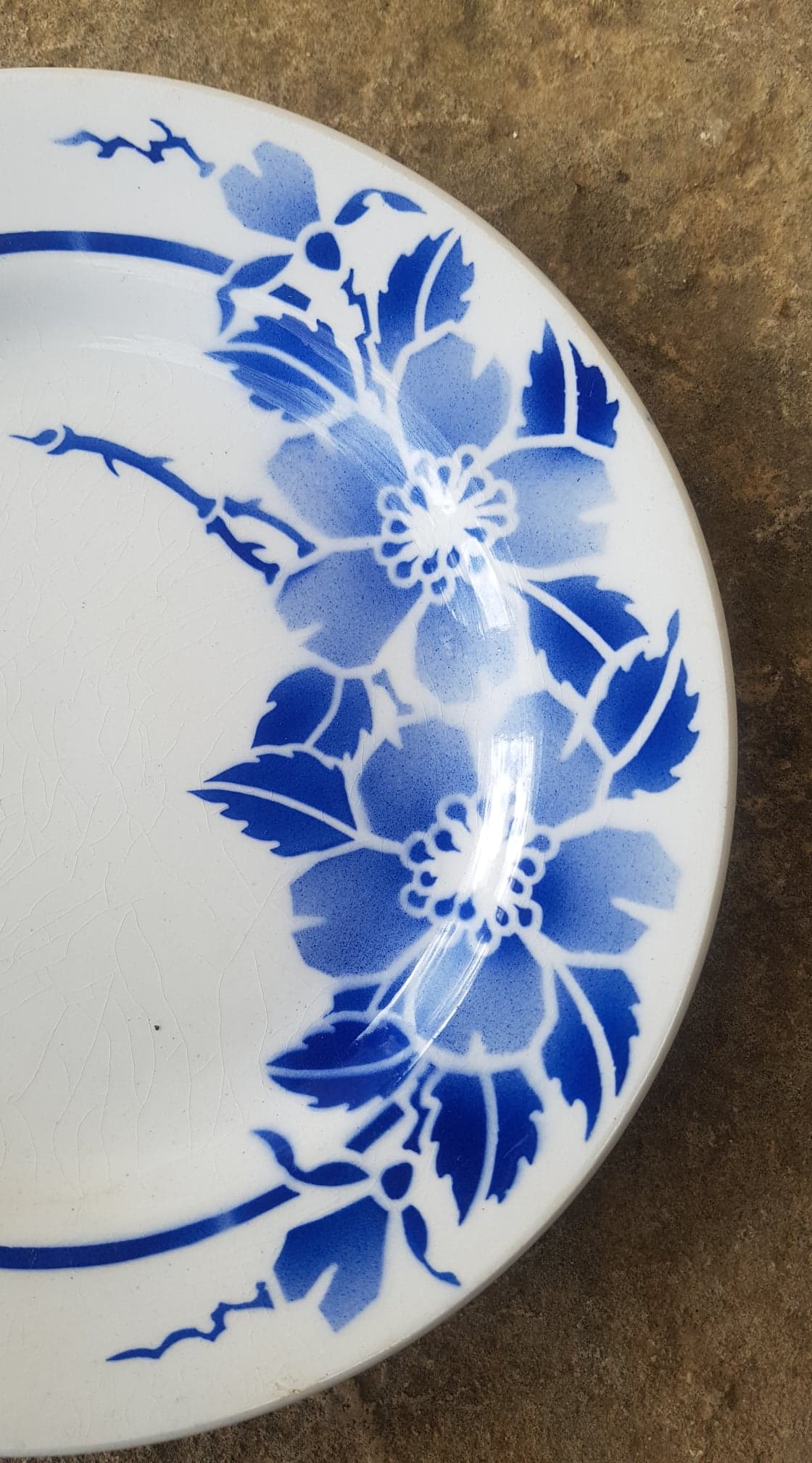 Set of 2 plates Moulin des Loups model Eglantine