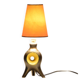 Ceramic bedside lamp in Jouve / Vallauris style from the 1950s.