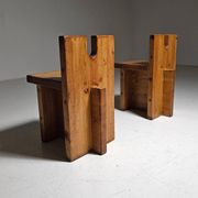 Pompeia accent chair in pine by Lina Bo Bardi, 1980s