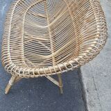 Rattan bench