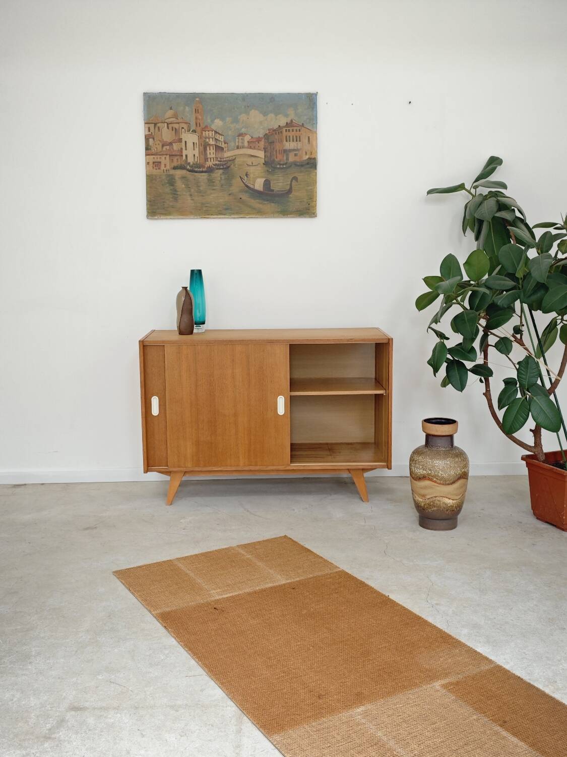 Buffet U 452 wooden furniture by Jiri Jiroutek for Interiér Praha 1960