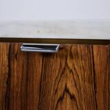 ROSEWOOD MARBLE SIDEBOARD FLORENCE KNOLL 1960s KNOLL INTERNATIONAL É