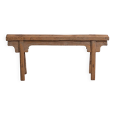 Antique Chinese bench with traditional assembly (c.1870)