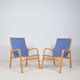 Set of Danish seats designed by Finn Østergaard for Kvist Møbler, 1970s