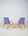 Set of Danish seats designed by Finn Østergaard for Kvist Møbler, 1970s