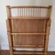 Bamboo and rattan folding chair