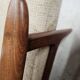 Pair of Scandinavian Danish teak armchairs 1960