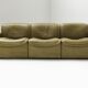 DS-12 modular vintage set in green leather by Team de Sede for De Sede Swiss