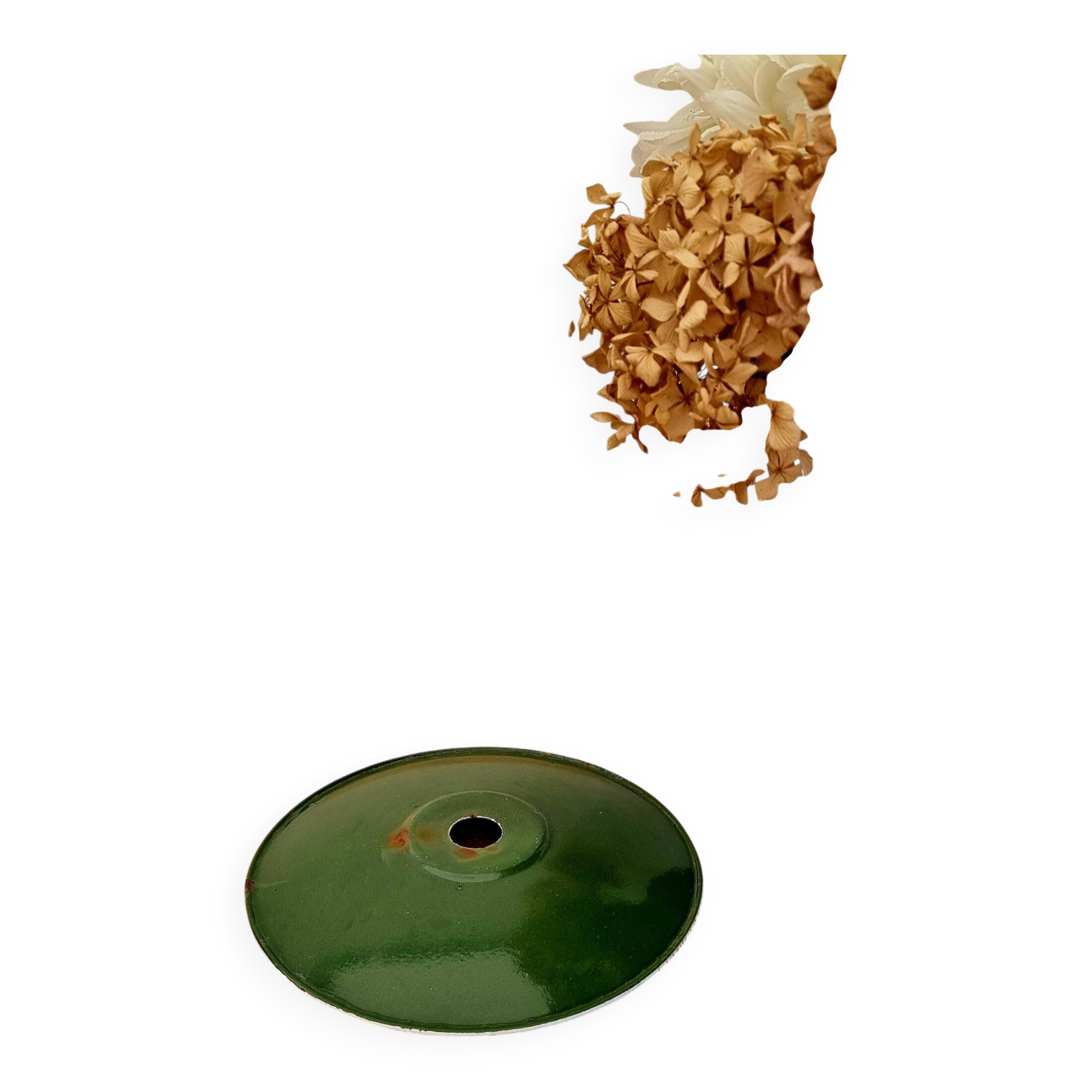 Suspension in enamelled sheet metal