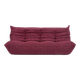 Canapé trois places Togo en bouclé bordeaux par Michel Ducaroy pour Ligne Roset