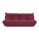 Canapé trois places Togo en bouclé bordeaux par Michel Ducaroy pour Ligne Roset