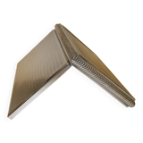 Box in silver and mahogany wood