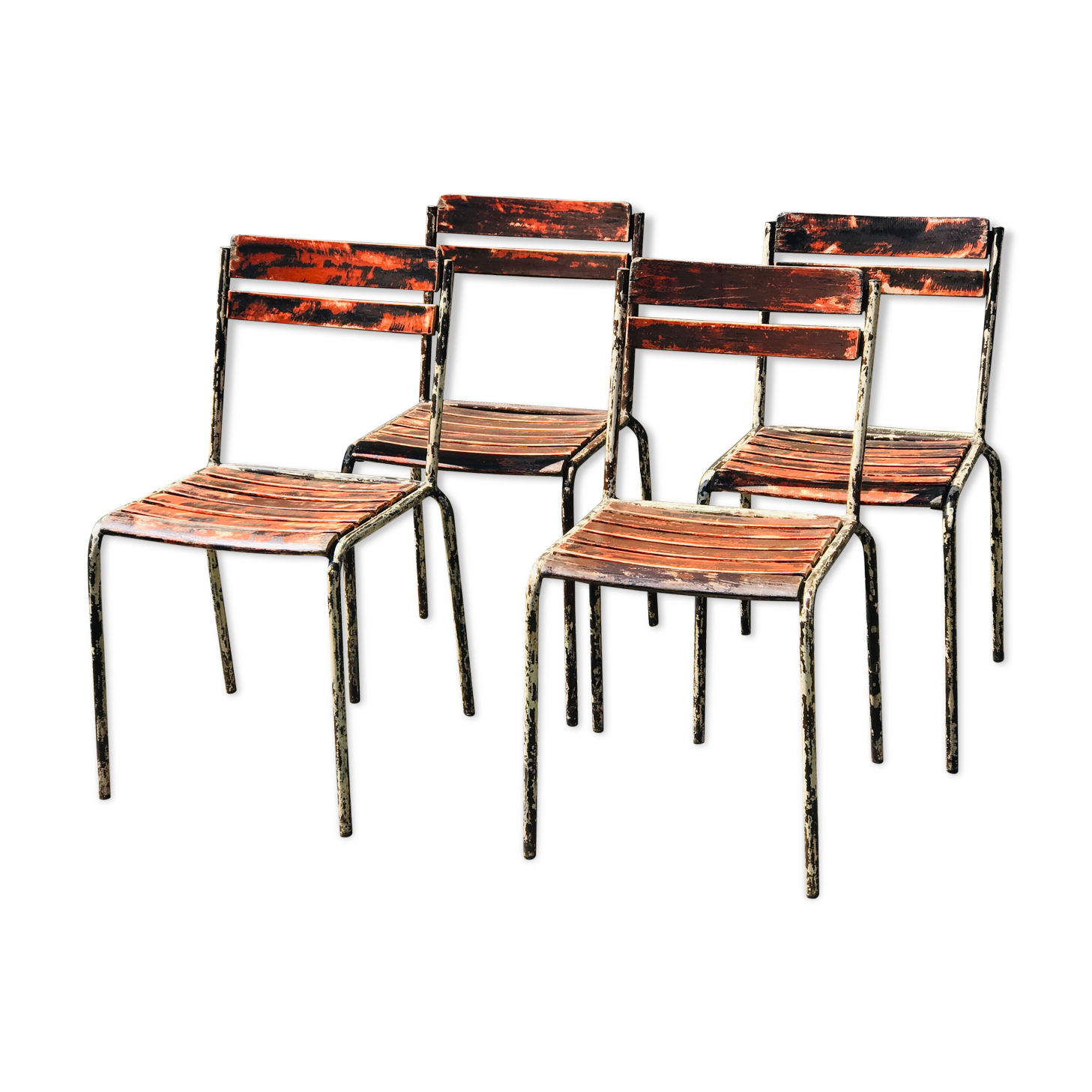 Vintage brewery chairs