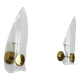 Pair of vintage italian wall sconces, Stilnovo Italy, 50s