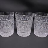 3 whiskey glasses
