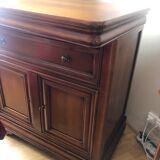 Solid cherry TV stand made in France