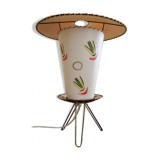 Atypical tripod table lamp 50s