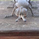 Cendrier mouche en laiton